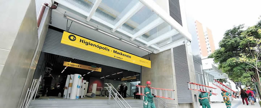 Dez Minutos apé ate o Metrô Higienopolis Mackenzie